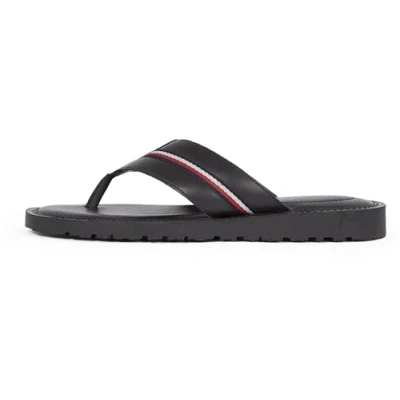 Imagen de Tommy Hilfiger Signature TAPE Sandalias de dedo, Hombre, Talla: 41, Black Zapatos