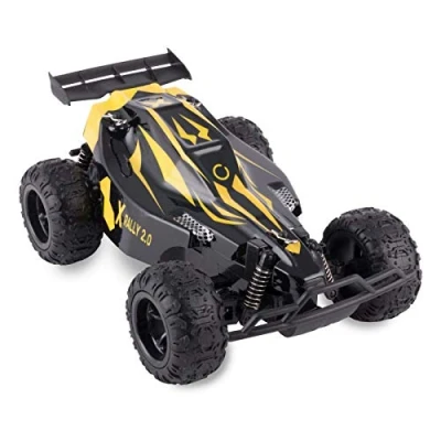Imagen de Overmax X Rally Coche de Control Remoto RC Alcance hasta 100 Metros Velocidad 25 km Hora Construcción Reforzada Suspensión Independiente