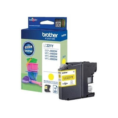 Imagen de Cartucho De Tinta Brother Lc 221y
