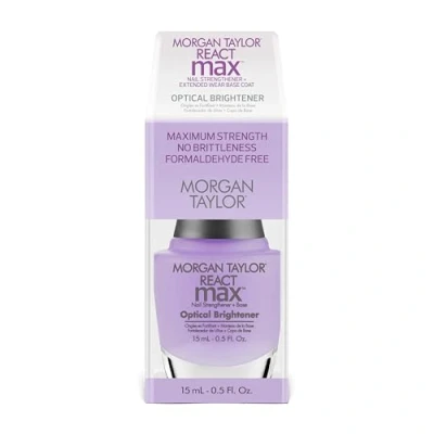 Imagen de Endurecedor de Uñas Morgan Taylor React Max Optical Brightener 2 en 1 Capa base