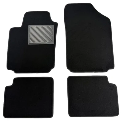 Imagen de Alfombrillas para Fiat Stilo 2002 2008, a Medida, Antideslizantes, con talonera Ede PVC (cloruro de polivinilo) y Clips fijación