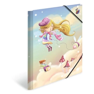 Imagen de HERMA 19831 carpeta de dibujo Jardín infancia con motivo Danza hadas, A3, cartón resistente, impresión interior, 1 palmo