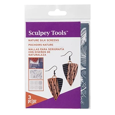 Imagen de Sculpey Kit de serigrafía: naturaleza, seda