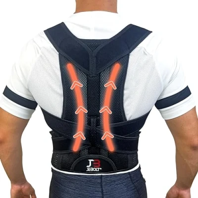 Imagen de Corrector Postura espalda para Hombre y Mujer. de Recta con Faja lumbar Mujer aliviar el dolor cervical, postural los hombros