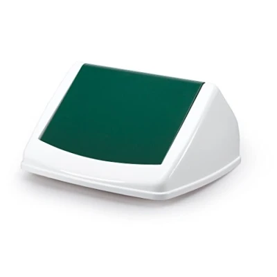 Imagen de Durable 1801574012 Tapa Durabin Flip Lid Cuadrado de 40 litros, verde
