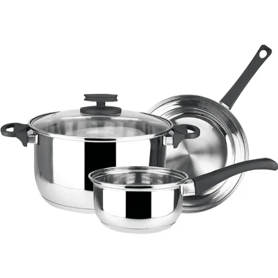 Imagen de Batería de cocina Magefesa STYLE, Apta para todo tipo fuego, Acero Inoxidable
