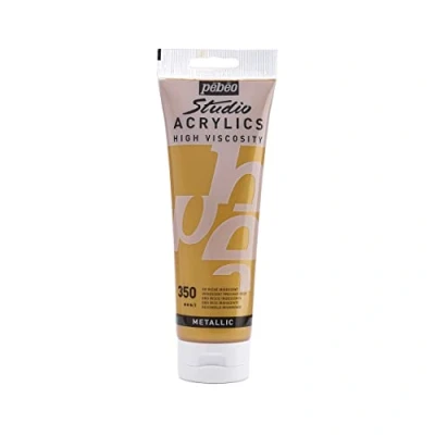 Imagen de Pébéo Acrílico Fine Studio Pintura acrílica Oro Rico 250 ml