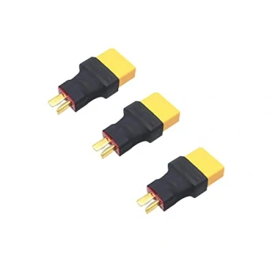 Imagen de Boladge 3 Piezas Conector Macho Enchufe Deans T a Adaptador de Hembra XT90 para Batería RC Lipo NiMH
