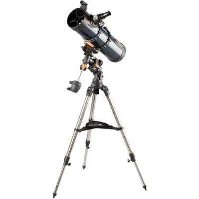 Imagen de Celestron 31045 AstroMaster 130EQ Telescopio Reflector newtoniano, Azul Oscuro