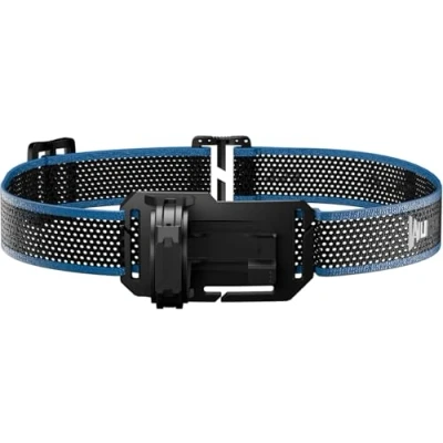 Imagen de WUBEN X0 Soporte de linterna frontal ajustable, correa recargable para frontal, al aire libre, camping, senderismo, pesca, senderismo (linterna no incluida)