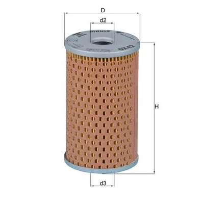 Imagen de MAHLE ORIGINAL OX 42 Filtro Hidráulico de Dirección MERCEDES BENZ: Ponton