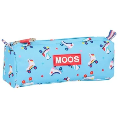 Imagen de Safta Portatodo con cremallera y compartimiento de Moos Rollers, 210x70x80 mm