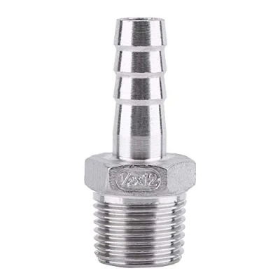 Imagen de 1 x Verbindungsst¨¹ck f¨¹r Schlauch, Barbel Adapter, Schwanz, aus Edelstahl, SS304, 1/8 Zoll 3/4 (1/2 12 mm)