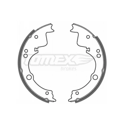 Imagen de TOMEX brakes TX 21 40 Zapatas de Freno Eje trasero 254 89 IVECO: DAILY 2 Pritsche/Fahrgestell