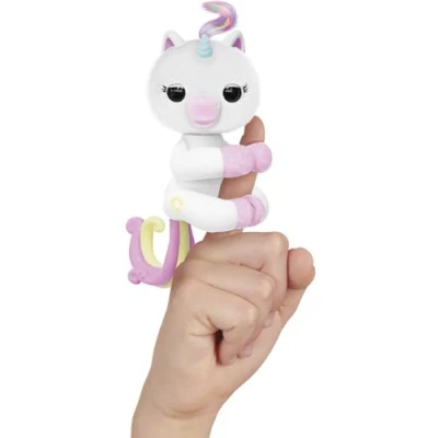 Imagen de FINGERLINGS Lulu Bebé unicornio interactivo Peluche electrónico para niños a partir de 5 años Animal que se engancha al dedo Reacciones divertidas 70 sonidos Idea regalo