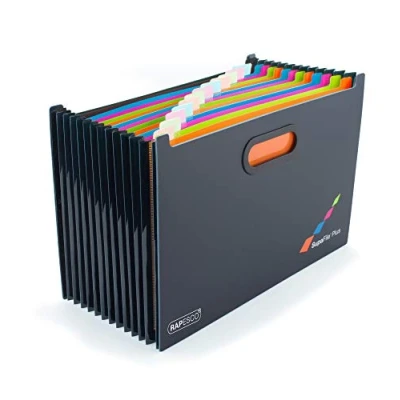Imagen de Rapesco 1552 SupaFile Plus Carpeta Archivadora con 13 Compartimientos, A4+