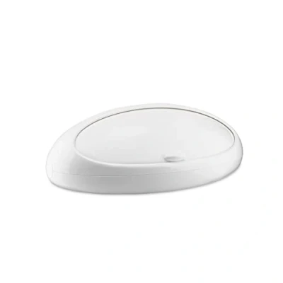 Imagen de Alessi Gnam ASG22 W Panera de Diseño con Tapa Deslizante, en Resina Termoplástica, Blanco