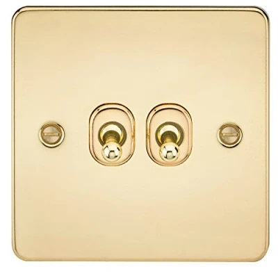 Imagen de Knightsbridge FPAV2TOGPB Placa Plana, latón Pulido, Polished Brass