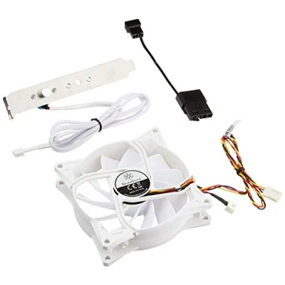 Imagen de SilverStone SST FM93 Ventilador de refrigeración ajustable 90mm para ordenador Serie FM, Alto flujo aire, blanco