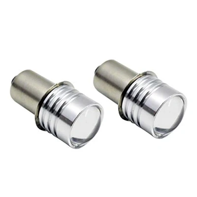 Imagen de Ruiandsion 2 bombillas LED P13.5S de 1,5 W, 150 lm, 3 V, repuesto para linterna linterna, color blanco
