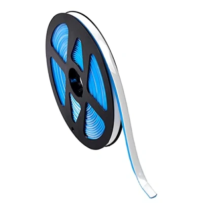 Imagen de Tira de calafateo autoadhesiva, cinta poliuretano para bañera, baño, inodoro, cocina (ancho: 7,5 mm, blanco)