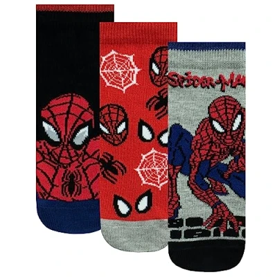 Imagen de Marvel Calcetines de Spiderman Pack 3 para Niños Algodón Multicolor 31 36
