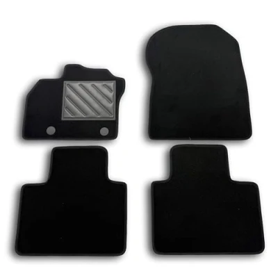 Imagen de Alfombrillas para Renault Zoe a Partir de 2013 Medida, Antideslizantes, con talonera Goma Reforzada, Botones fijación