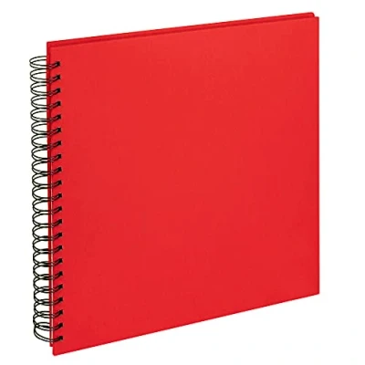 Imagen de walther design Cloth Álbum con Espiral, Lino, Rojo, 30 x cm
