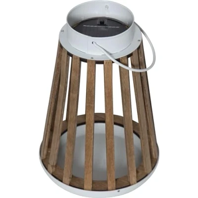 Imagen de STAR TRADING Lámpara de mesa solar LED Catania madera abedul