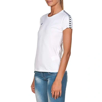 Imagen de Arena TEAM Camiseta estampada, Mujer, Talla: Small, white black