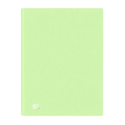 Imagen de Oxford Urban, Carpeta de Fundas Plástico A4, 40 Transparentes, Color Verde Pastel