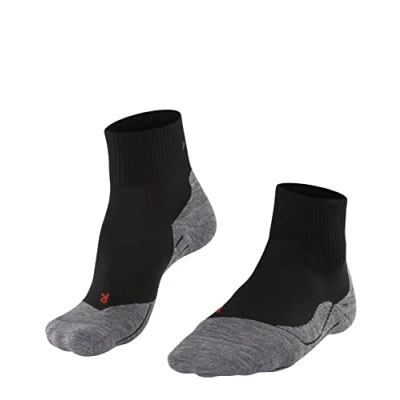 Imagen de FALKE TK5 Wander Short M Sso lana hilo funcional antiampollas finos 1 par, Calcetines para senderismo Hombre, Negro Black Mix 3010, 44 45