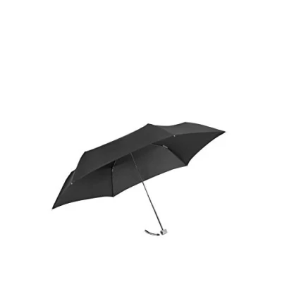Imagen de SAMSONITE Rain Pro 3 Section Manual Ultra Mini Flat Paraguas Plegable, 22 cm, Negro