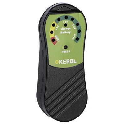 Imagen de Kerbl 445599 Comprobador de valla con indicador LED (comprobador vallas pasto, voltaje, estado la batería)