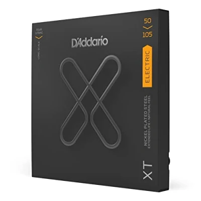 Imagen de D&#039;Addario XTB50105, XT Bass Guitar Strings Nickel Plated Steel, Medium, Long Scale, 50 105