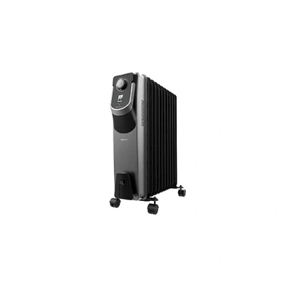 Imagen de Cecotec Radiador Eléctrico de Aceite ReadyWarm 11000 Space 360 Black. 11 Módulos, Bajo Consumo, 2500 W, 3 Niveles, Recogecables, Tecnología 360, Sistema Seguridad, 28 m2