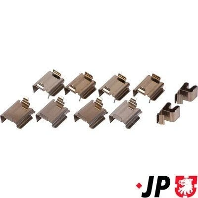 Imagen de JP GROUP 1263650310 Kit de accesorios, pastillas frenos Eje delantero, trasero OPEL: Corsa C Hatchback, Meriva A