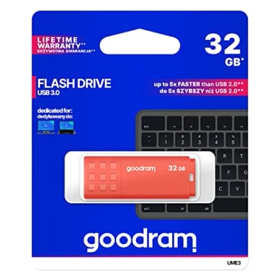 Imagen de GOODRAM UME3 0320O0R11 PENDRIVE USB 32GB 3.0 Naranja