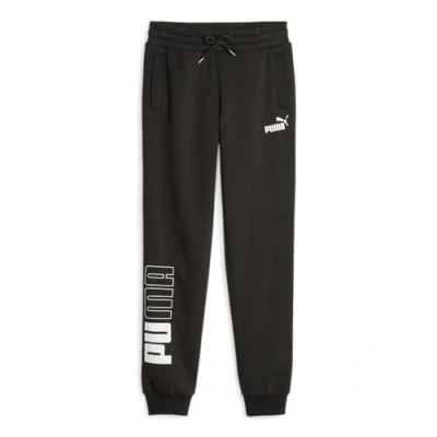 Imagen de PUMA Power Colorblock Pantalones Deportivos FL G Punto, Niñas, Negro Black, 128