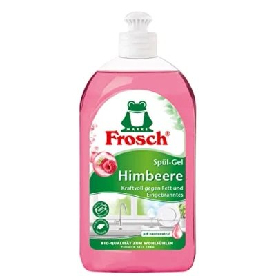 Imagen de Frosch Frambuesa Gel de enjuague (500 ml), color rosa