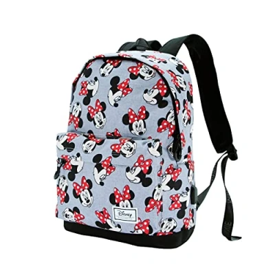 Imagen de Karactermania Minnie Mouse KIND HIGH School Mochila para niños, Talla: One Size, Gris