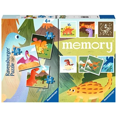 Imagen de Ravensburger Dinosaurios Juego de Mesa, Color White (20986)