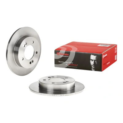 Imagen de BREMBO 08.9081.20 Disco de freno 258 10 5 macizo con tornillos HYUNDAI: ix20, KIA: Venga Furgón / Hatchback,