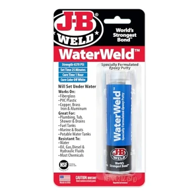Imagen de J B WaterWeld Epoxy Putty 8277 Adhesivo epoxi para metal