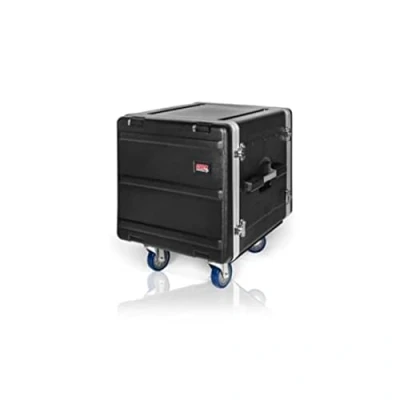 Imagen de Gator Cases Soundcheck Console Rack ATA en PE moldeado con ruedas; 10U; 21&quot; de profundidad (GRC BASE 10)
