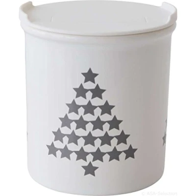 Imagen de ASA 50708045 Vajilla, Porcelana, Árbol de Navidad Gris