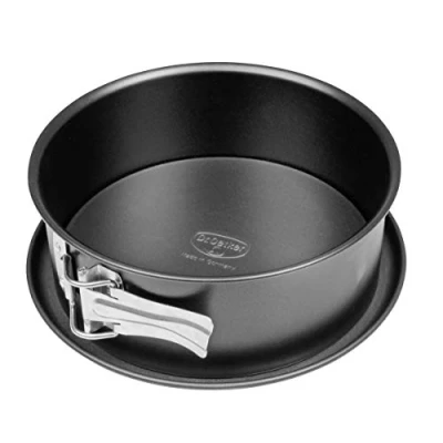 Imagen de DR. OETKER molde desmontable 18cm de 1 fondo para tarta o bizcocho BACK FREUDE CLASSIC en acero con revestimiento antiadherente especial resistente hasta 230ºC, 18x18x7cm,1ud.