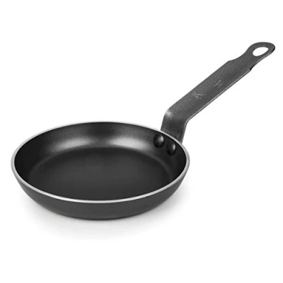 Imagen de Lacor 23612 Sartén Blinis Robust Aluminio Antiadherente 12 cm. Negro