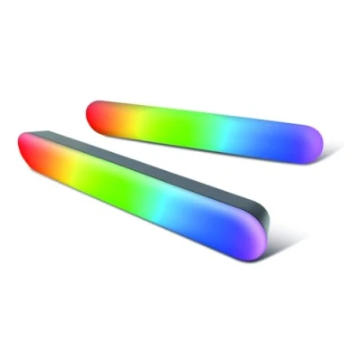 Imagen de Konix Drakkar Barras de Iluminación Gaming LED Flame RGBIC Sincronización Musical Integración domótica Tuya Altura 30 cm