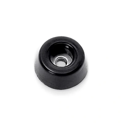 Imagen de Adam Hall Hardware 4906 M24 AH Juego de 24 patas goma (38 x 10 mm, en bolsa), color negro